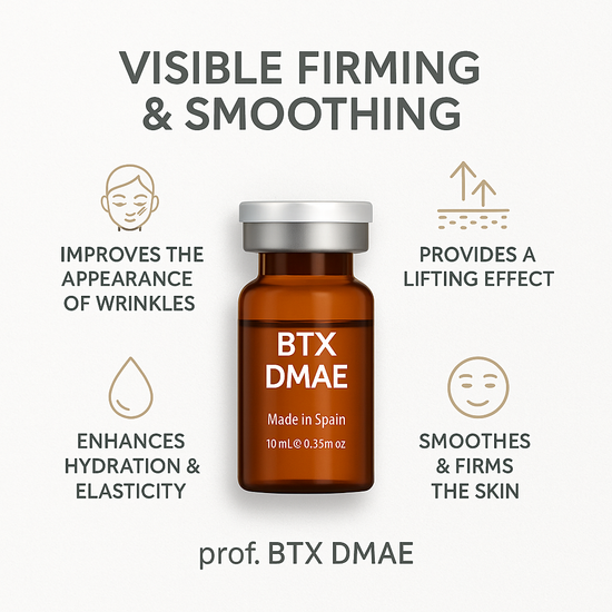 MCCosmetics NY Prof. BTX DMAE – Firming & Rejuvenating Topical Solution with DMAE & Peptides (5x10ml)