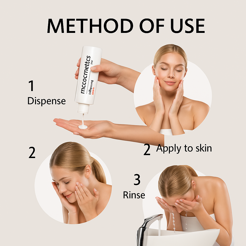 MCCosmetics NY Cleansing Milk – Soothing & Moisturizing Face Cleanser for Sensitive Skin (200ml & 500ml)