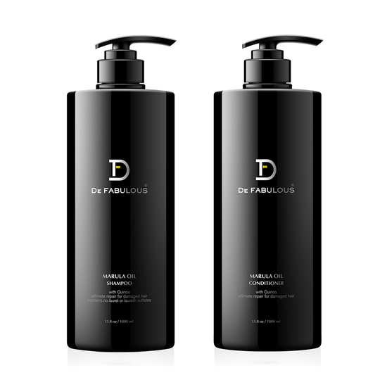 DE FABULOUS | Marula Oil Shampoo and Conditioner Set