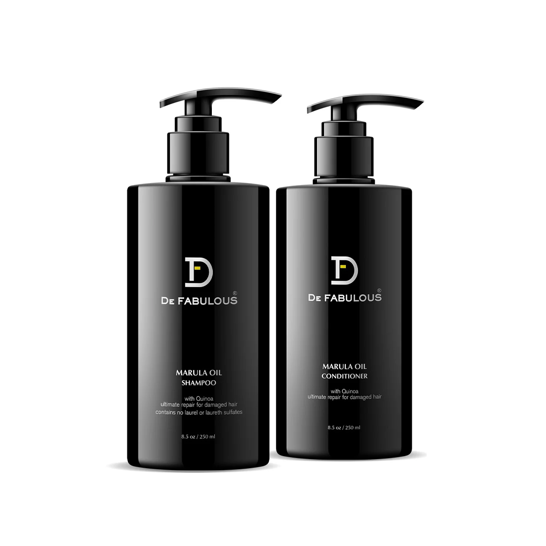 DE FABULOUS | Marula Oil Shampoo and Conditioner Set