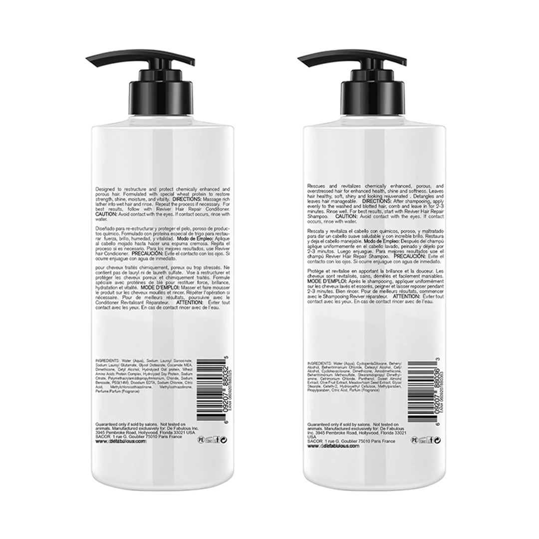 DE FABULOUS | Reviver Hair Repair Shampoo and Conditioner Set