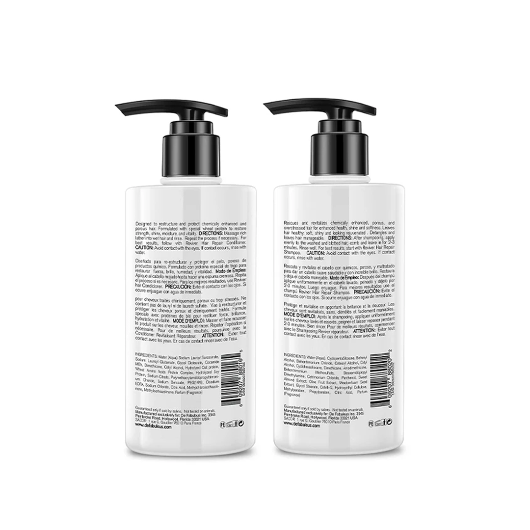 DE FABULOUS | Reviver Hair Repair Shampoo and Conditioner Set