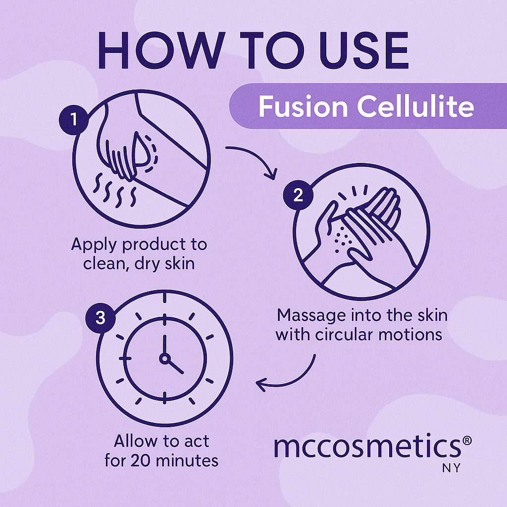 MCCOSMETICS NY - Fusion Cellulite | Smoothing & Firming Body Treatment Solution | 5x5ml