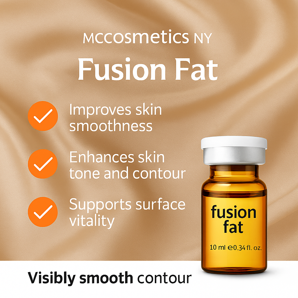 MCCOSMETICS NY - Fusion Fat | Smoothing & Contouring Topical Solution | 10x5ml