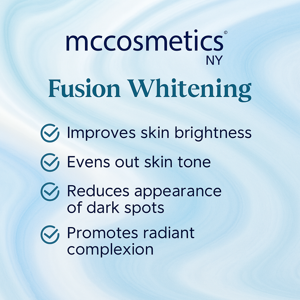 MCCOSMETICS NY - Fusion Whitening | Brightening Topical Solution for Skin Radiance & Clarity | 5x5ml