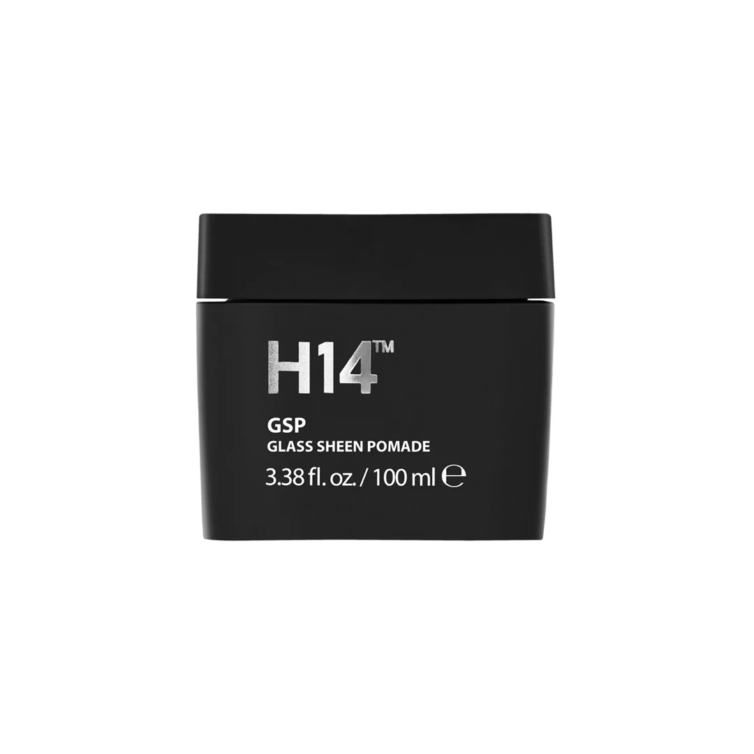 H14 | GSP Glass Sheen Pomade – Smooth Control & High Shine for All Hair Types