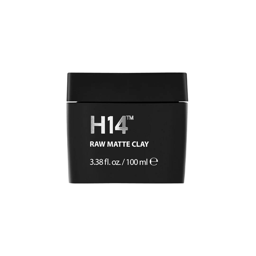 H14 | Raw Matte Clay – Strong Hold & Natural Matte Finish for Sculpted, Textured Styles