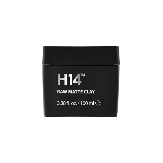 H14 | Raw Matte Clay – Strong Hold & Natural Matte Finish for Sculpted, Textured Styles