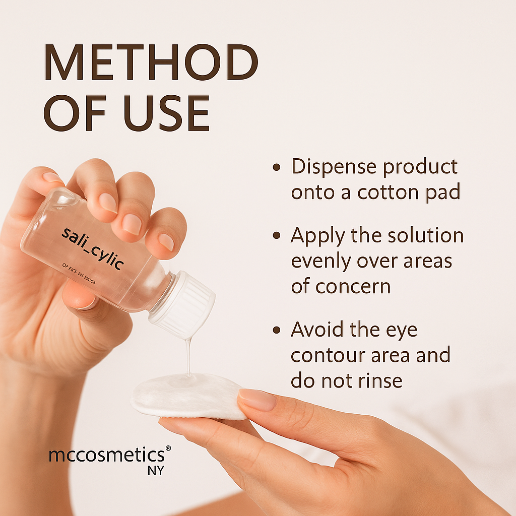 MCCosmetics NY Sali_Cylic – 10% BHA Formula with Azelaic Acid & Allantoin for Oily and Acne-Prone Skin (30ml)