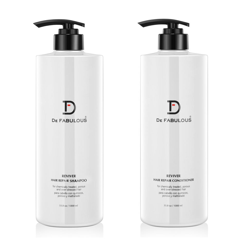 Load image into Gallery viewer, De Fabulous Reviver Hair Repair Shampoo &amp;amp; Conditioner Set-Keeping Lusty
