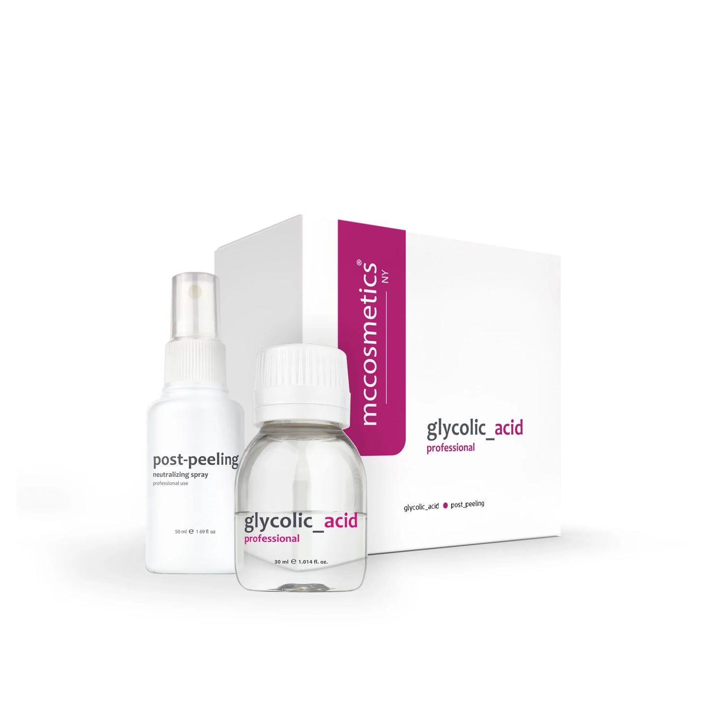 MCCosmetics NY | Glycolic Acid Pack (with Post Peeling Neutralizing Spray)