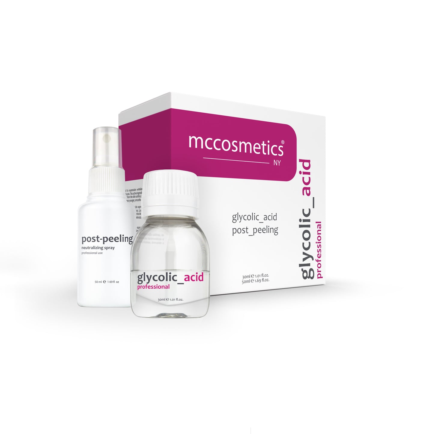 MCCosmetics NY | Glycolic Acid Pack (with Post Peeling Neutralizing Spray)